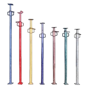 Étais de soutènement télescopiques réglables en acier Q235 de haute qualité, résistants à la corrosion, pour échafaudage et construction - Product Image 2