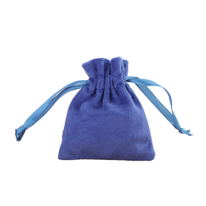 Kustom cetak logo MOQ rendah beludru serut debu hadiah kosmetik kemasan kantung tali tas kecil perhiasan kantong beludru - Product Image 4