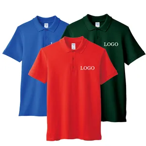 Лучшая цена для белой футболки-поло, мужские футболки-поло для гольфа, индивидуальная форма, рубашка-поло с коротким рукавом и принтом логотипа на заказ