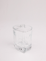 Flacon de parfum personnalisé en verre transparent de 100 ml, écologique, couleur personnalisée, forme personnalisée, design unique, pompe recyclable