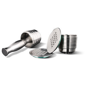 Offre Spéciale 1 Pod Wareset Capsules rechargeables réutilisables en acier inoxydable de haute qualité 304 pour machine à café <span class=keywords><strong>NESPresso</strong></span> - Product Image 1