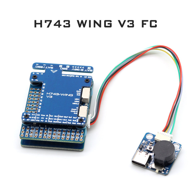 Matek H743-WING V3 FC Built in OSD BEC Current Sensor Betaflight or Inav Configurator for RC FPV Airplane Fixed Wing Drones