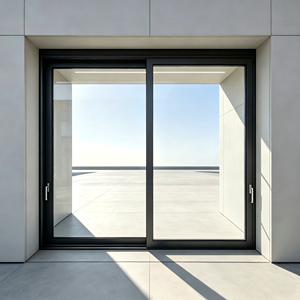Puerta Corredera de Vidrio UPVC de Nuevo Diseño Deioux con Marco Resistente al Viento para Uso en Exteriores, Servicio OEM ODM - Product Image 1