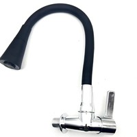 Robinet de cuisine mural universel à eau froide, de qualité export, luxe léger, coloré, avec cartouche céramique, pour balcon