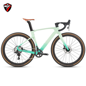 Venta al por mayor de fábrica: Bicicleta de carretera Gravel V3 700C RS de 24 velocidades con freno de disco hidráulico y fibra de carbono (25 años) (RS-24S, freno de disco, rueda) - Product Image 6