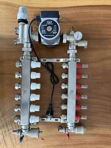 Collecteur d'eau chaude flexible en acier inoxydable 304, chauffage par le sol, régulateur de débit élevé, 220v, systèmes de chauffage par le sol - Product Image 3