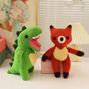 Nuovo Peluche Artigianale all'Uncinetto: Coniglio, <span class=keywords><strong>Volpe</strong></span> e Orso, Decorazione Antistress, Regalo Fatto a Mano, Bambola per il Comfort del Bambino - Product Image 4