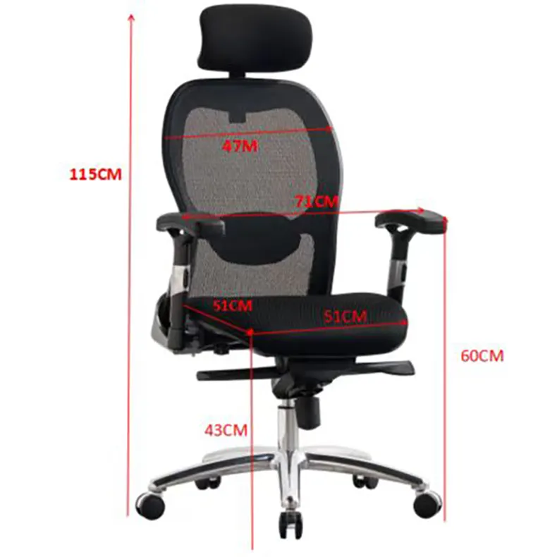 High back exec office chair knee tilt Full Mesh Revolving chair office high quality Ergonomic Adjustable Fashionable office
