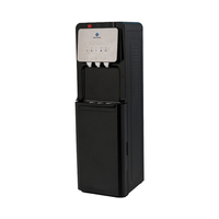 Elégant distributeur d'eau intelligent à lumière LED purificateur d'eau électrique en acier inoxydable avec capteur de charge au fond type chaud et froid-pour les hôtels