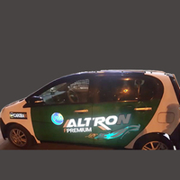 Cartel LED Electroluminiscente de Bajo Costo y Alta Luminosidad para Publicidad en Vehículos, Personalizable