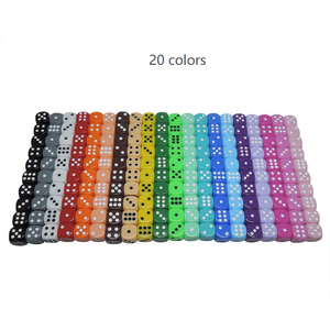 Venta al por mayor ABS plástico <span class=keywords><strong>Ludo</strong></span> monedas con D6 dados 16mm Chip tubo juego conjunto - Product Image 3