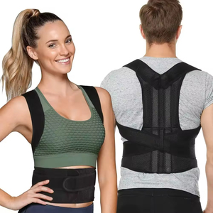 <span class=keywords><strong>Corrector</strong></span> <span class=keywords><strong>de</strong></span> <span class=keywords><strong>Postura</strong></span> Lumbar Reforzado, <span class=keywords><strong>Chaleco</strong></span> Ajustable con Soporte para Espalda, Correa para Hombros, Soporte para Columna Vertebral, Estirador <span class=keywords><strong>de</strong></span> Cuello - Product Image 3