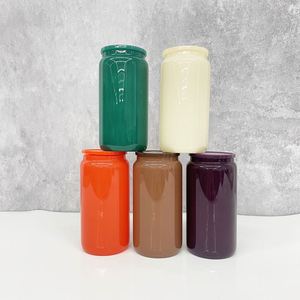 Vaso de Vidrio de 16 oz en Colores Otoñales, para Sublimación, en Blanco, para Transferencia DTF UV, Disponible en Almacén de EE. UU. - Product Image 2