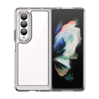 Flexible Étui de protection Cristal Dur PC TPU Pare-chocs pour Samsung Galaxy Z Fold 3 5g Téléphone Cas Fold 4