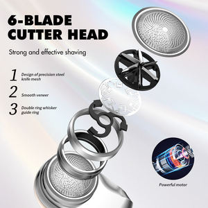 Портативная электрическая мини-бритва PRITECH: перезаряжаемая, водонепроницаемая, карманная, беспроводная, для путешествий - Product Image 3