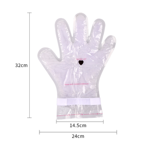 Label pribadi lilin parafin pemanas pedikur kecantikan pemutih pemanas tangan dan kaki lilin parafin Sarung Tangan Masker - Product Image 6