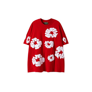 Cross-border Bestseller Premium High-street Denim Tear Details Trendy Floral Loose-<b>fitting</b> Pure Cotton Breathable Antibacterial - Product Image 5