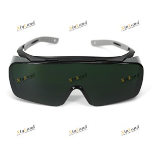 医療用レーザー脱毛治療用OD4 + OD6 + IPL 200-2000nmポリカーボネートアンチフォグフルフレームレーザー安全メガネ - Product Image 1