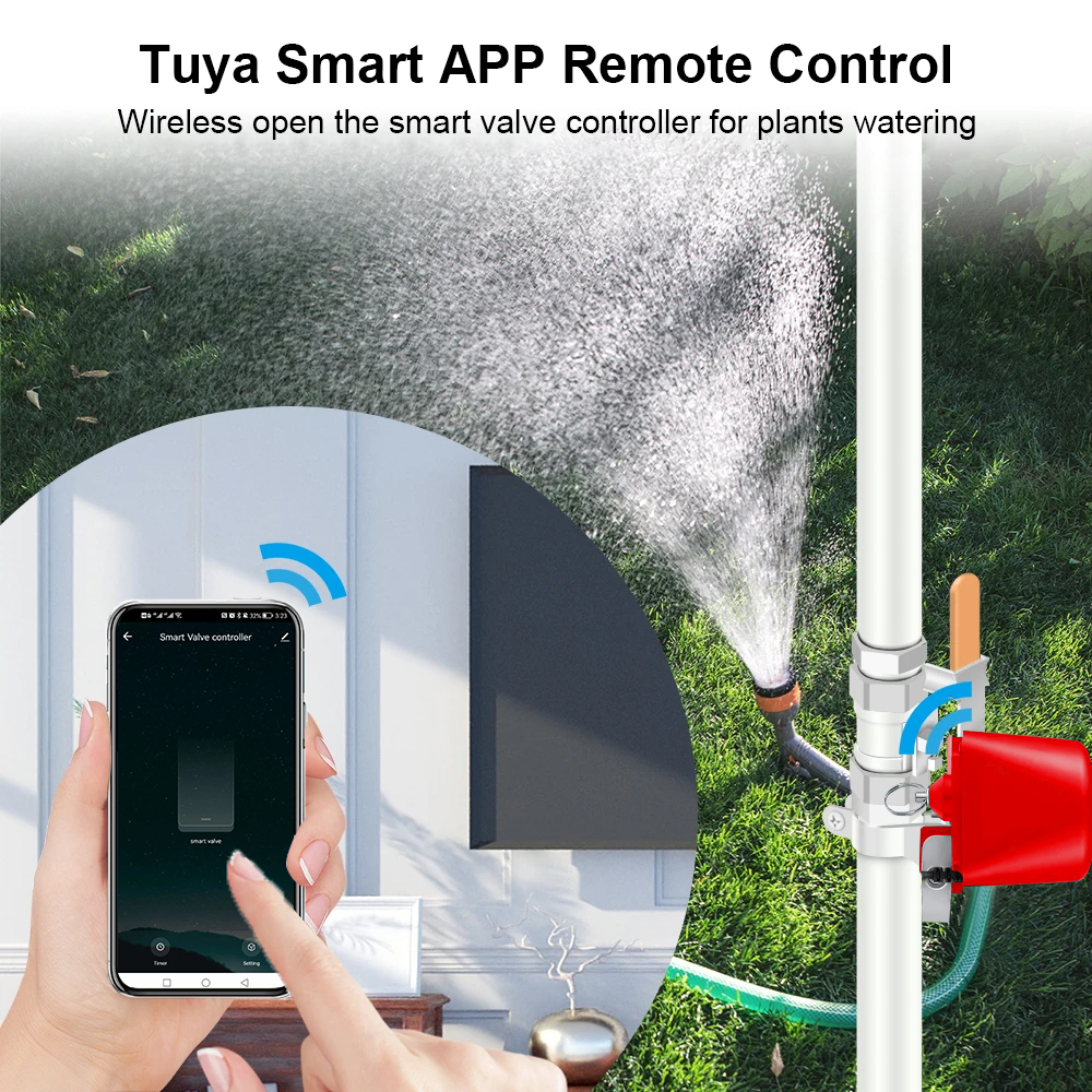 2024 New Tuya WIFI Smart Water Gas Valve Controller APP Remote Control Automatic Pipeline Shut Valve Support Alexa Google Home · image 3