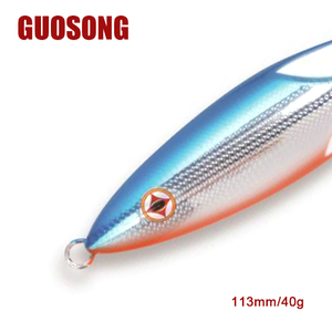 Leurre de pêche Hard Artificial 113mm/150g Dubstep Alloy UV Metal Slow Jig pour la pêche au jigging, au bar, en mer, en bateau et en eaux profondes - Product Image 4