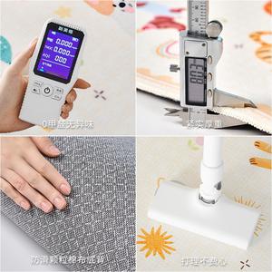 Tapis de sol rectangulaire pour enfants, motif dessin animé mignon, antidérapant, épais, pour chambre d'enfant, style moderne avec plantes et fleurs - Product Image 1