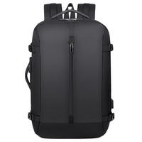 Sac à dos d'affaires unisexe personnalisé avec logo imprimé, grande capacité, extensible, étanche, en polyester Oxford, pour ordinateur portable