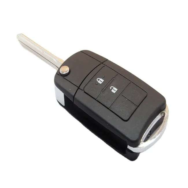 Модифицированный раскладной чехол для автомобильного ключа с 2 кнопками для Toyota Corolla Camry Reiz New Vios RAV4 Crown