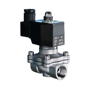 Électrovanne de contrôle programmable industrielle OEM neuve et originale Klqd, 2/2 voies, 1/2 pouce, en acier inoxydable, pour eau et AC 220V - Product Image 1
