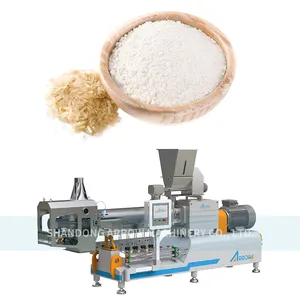 High automation cereal plus twin screw extruder nutritional corn soya blend making equipment machine