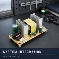 Alimentation à découpage AC/DC isolée ultra-mince personnalisée 18V 6A 108W pour éclairage de scène LED, amplificateur audio, maison intelligente CE