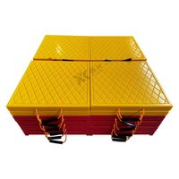 Tapis de Support de Grue Robuste Recyclé UHMWPE Camion Grue Outrigger Pads pour Équipement Lourd