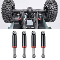 Kit d'amortisseurs à ressort interne en métal pour voiture RC Crawler, pièces de mise à niveau adaptées aux accessoires de voiture RC 1/24, 4 pièces