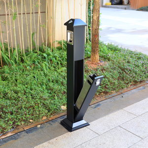 ถังเขี่ยบุหรี่สแตนเลสแบบตั้งพื้นสำหรับโรงแรมถังเก็บควันแบบไม่มีฝาปิดสำหรับขี้เถ้าบุหรี่และขยะ - Product Image 4