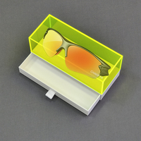 Boîte d'emballage rigide de luxe avec logo personnalisé pour lunettes de soleil