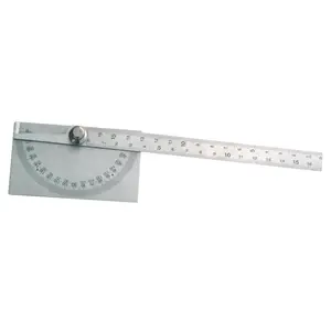 High Quality Measure Tools Stainless Steel Protractor Ruler