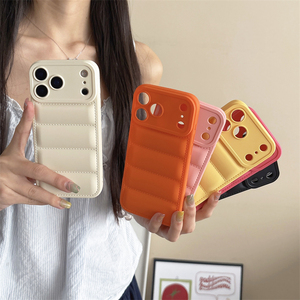 เคสโทรศัพท์แบบกันกระแทกสีพื้นสำหรับ iPhone 17, เคสแบบแจ็คเก็ตสำหรับ iPhone 17 Pro Max - Product Image 2