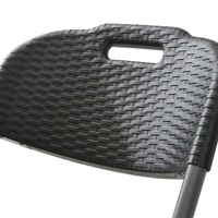 Chaise pliante moderne à dossier haut pour hôtel, salle à manger, conférence, avec structure en acier, pour camping extérieur et salle de réunion – Prix bas