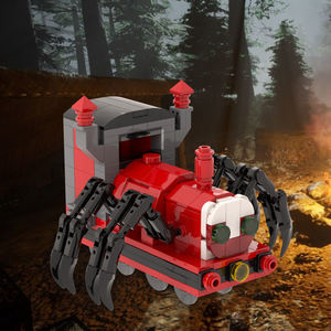MOC1182 Juego de Construcción de Ladrillos de la Serie de Juegos Espaciales <span class=keywords><strong>Choo</strong></span> <span class=keywords><strong>Choo</strong></span> <span class=keywords><strong>Charles</strong></span>, Tren Araña, Figuras de Animales, Figura de Anime, Juego de Bloques de Construcción, Juguetes para Niños - Product Image 2