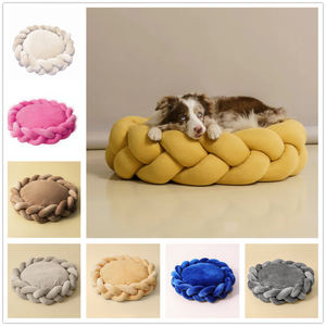 Großhandel Neuer Stil Gewebtes Weiches Komfortables Abnehmbares Maschinenwaschbares Haustier-Hundebett für den Heimgebrauch - Product Image 6