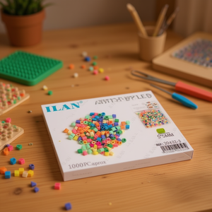 Cuentas de Perler Ilan Art de 5x5 mm, aproximadamente 1000 piezas, cuentas para manualidades para niños y adultos - Product Image 3