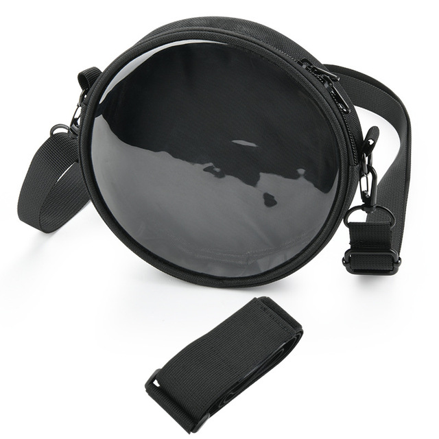 CD player storage bag protective cover TPU transparent touchable CD player adjustable shoulder messenger bag