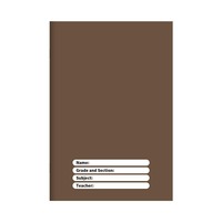 Cuaderno de ejercicios A5 con encuadernación cosida al estilo saddle stitch, cuaderno para estudiantes con logotipo personalizado, suministros de oficina y escolares con cubierta personalizada