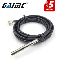 Sensor temperatur Digital tahan air GAIMC 1-kawat DS18B20