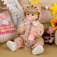 Lifereborn vente en gros 55 CM jolies poupées Reborn bébé filles enfant en bas âge vinyle Silicone Reborn bébé poupées enfant en bas âge à vendre