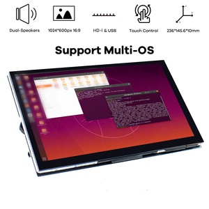 Rpi <span class=keywords><strong>7</strong></span> inch màn hình cảm ứng IPS 1024x600 <span class=keywords><strong>HD</strong></span> LCD hiển thị + chủ như một màn hình thứ cấp cho Raspberry Pi 4B 3B + 3B PC - Product Image 4