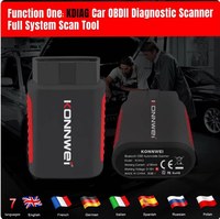 Herramienta de Diagnóstico Completo del Sistema OBD2 Konnwei KDIAG para ABS y SRS con Lectura y Borrado de Códigos, Datos de Listo para Inspección I/M