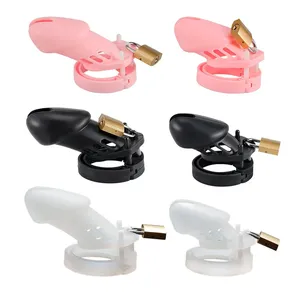 BUYBOOS 男性用シリコン製貞操帯 ペニスロック <span class=keywords><strong>BDSM</strong></span> 大人のおもちゃ 尿道拘束付き - Product Image 4