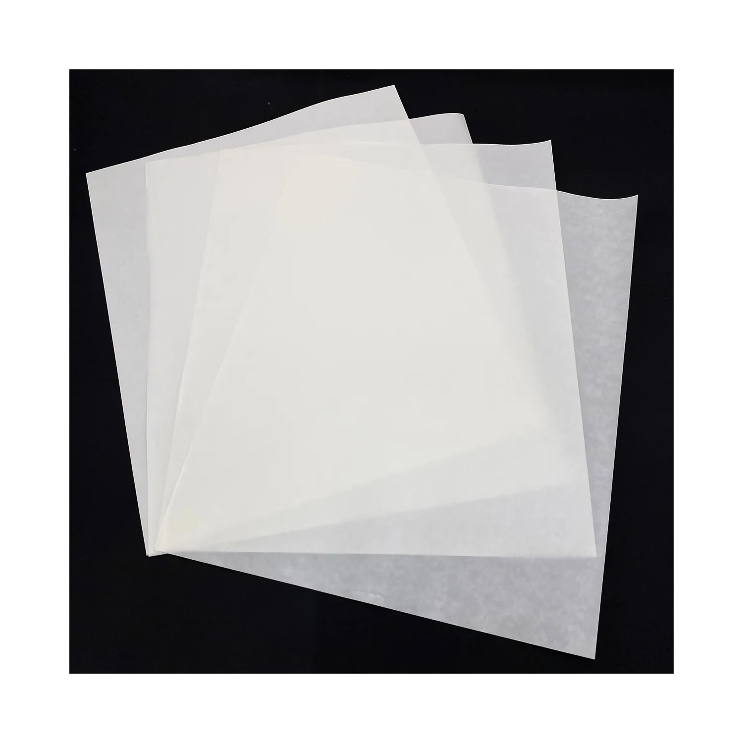 58gsm 78gsm 80gsm 100gsm 120gsm single side siliconized coating white silicone glassine paper sheets