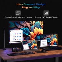Portable 15.6 pouces 1080P IPS Display Slim Laptop avec interface de type C Écran supplémentaire économe en énergie pour les voyages