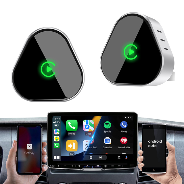 Wireless Carplay Wired to Wireless Android Auto Carplay Dongle for OEM Carplay Adapter Car Ai Box Android Box